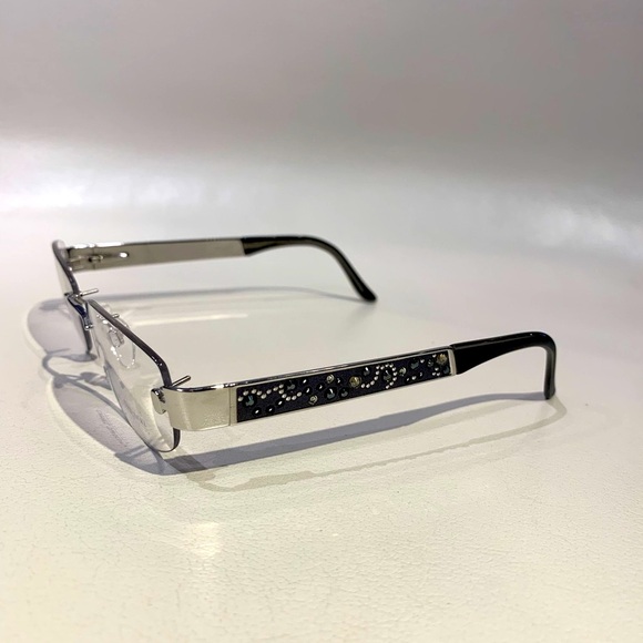 New Women’s Authentic Daniel Swarovski Drill Mount eyeglasses - Picture 4 of 12